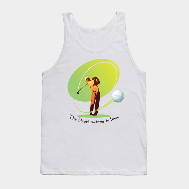 Golf’s Biggest Swinger Tank Top by FirstTees